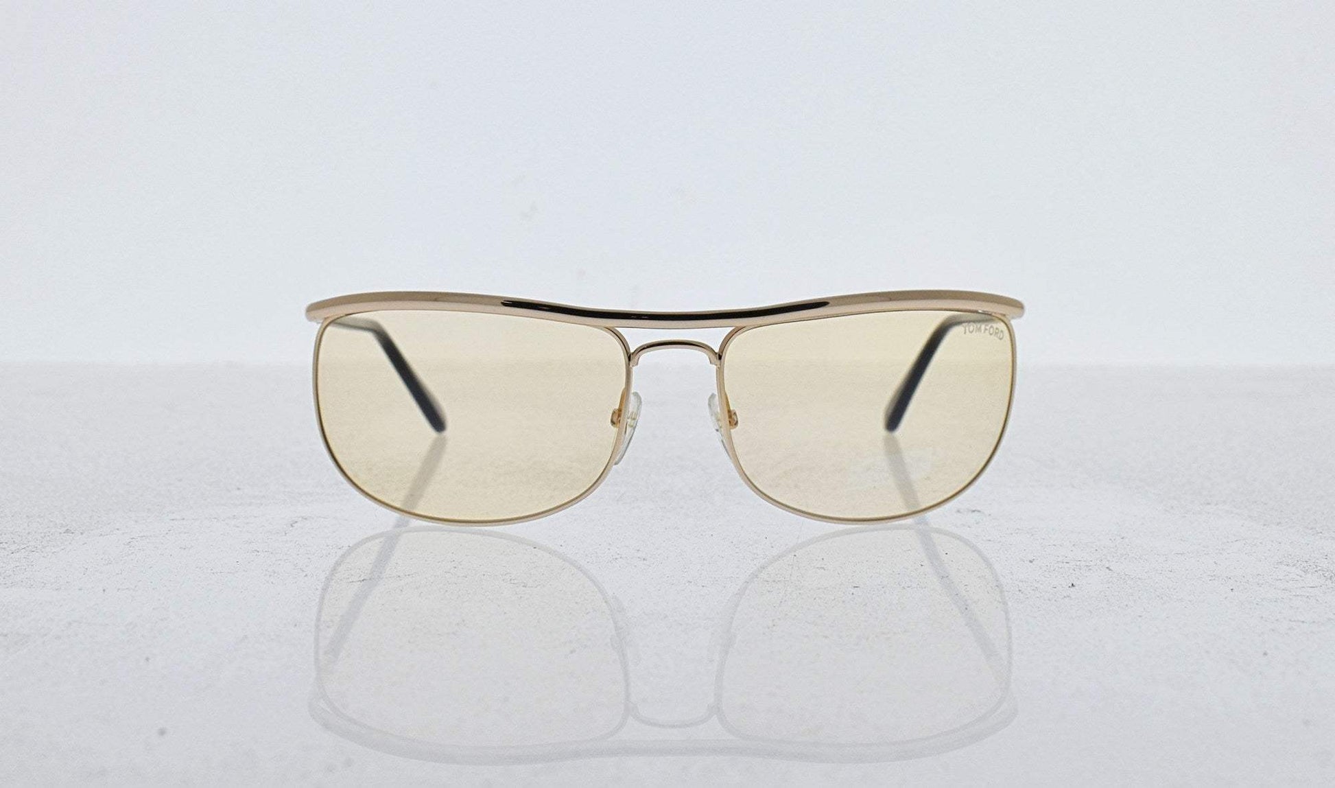 Tom Ford TF418 28E Ryder - Shiny Rose Gold-Brown by Tom Ford for Men - 68-18-125 mm Sunglasses