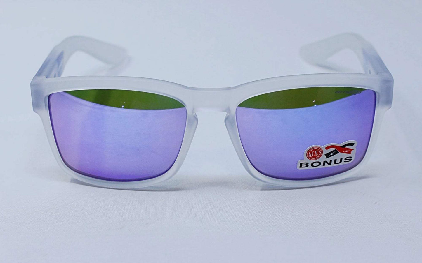 Arnette AN 4220 2348-4V Turf - Matte Traslucent Clear-Violet by Arnette for Unisex - 57-17-140 mm Sunglasses