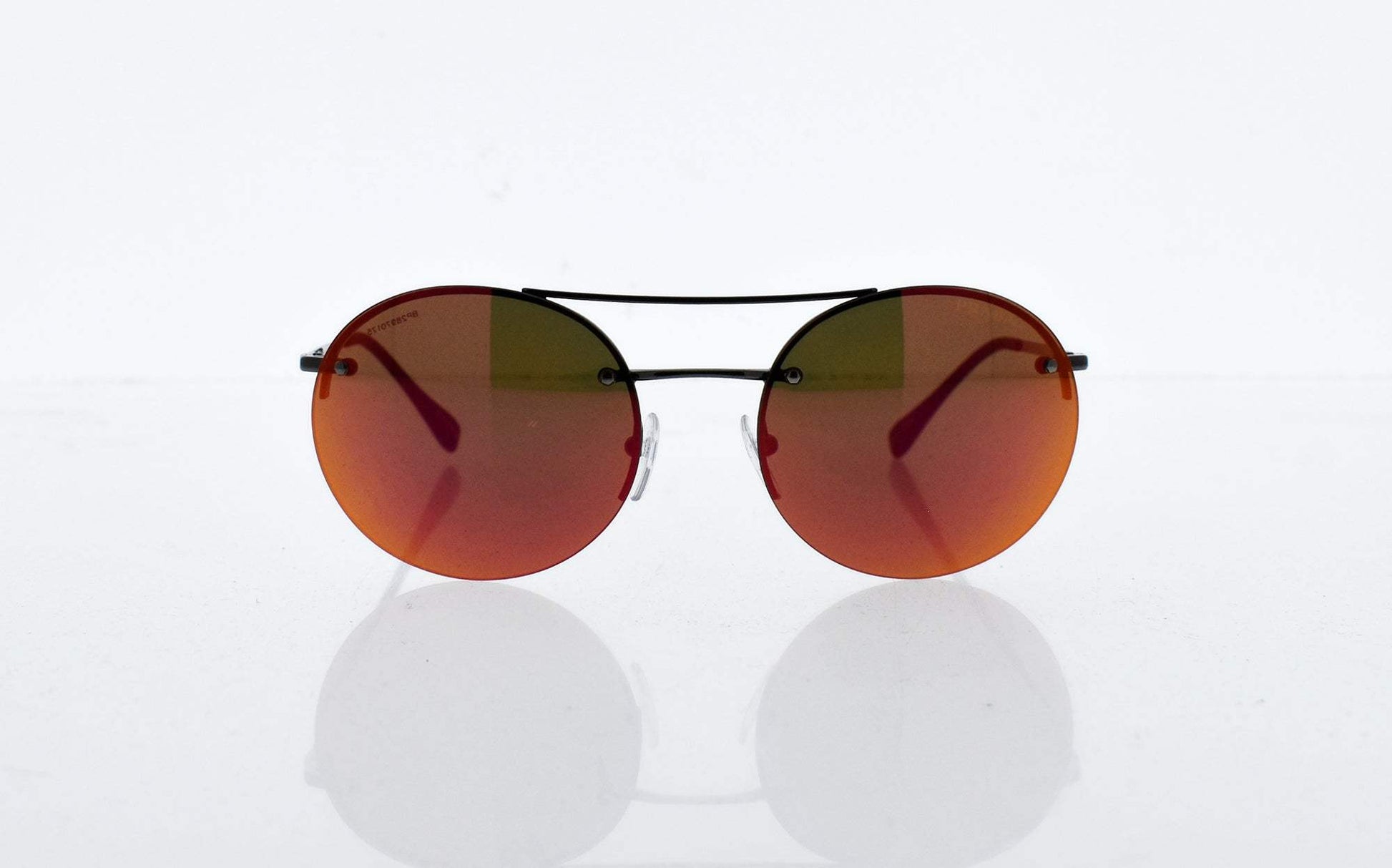 Prada SPS 54R 5AV-5M0 - Gunmetal-Brown Orange by Prada for Unisex - 56-18-135 mm Sunglasses