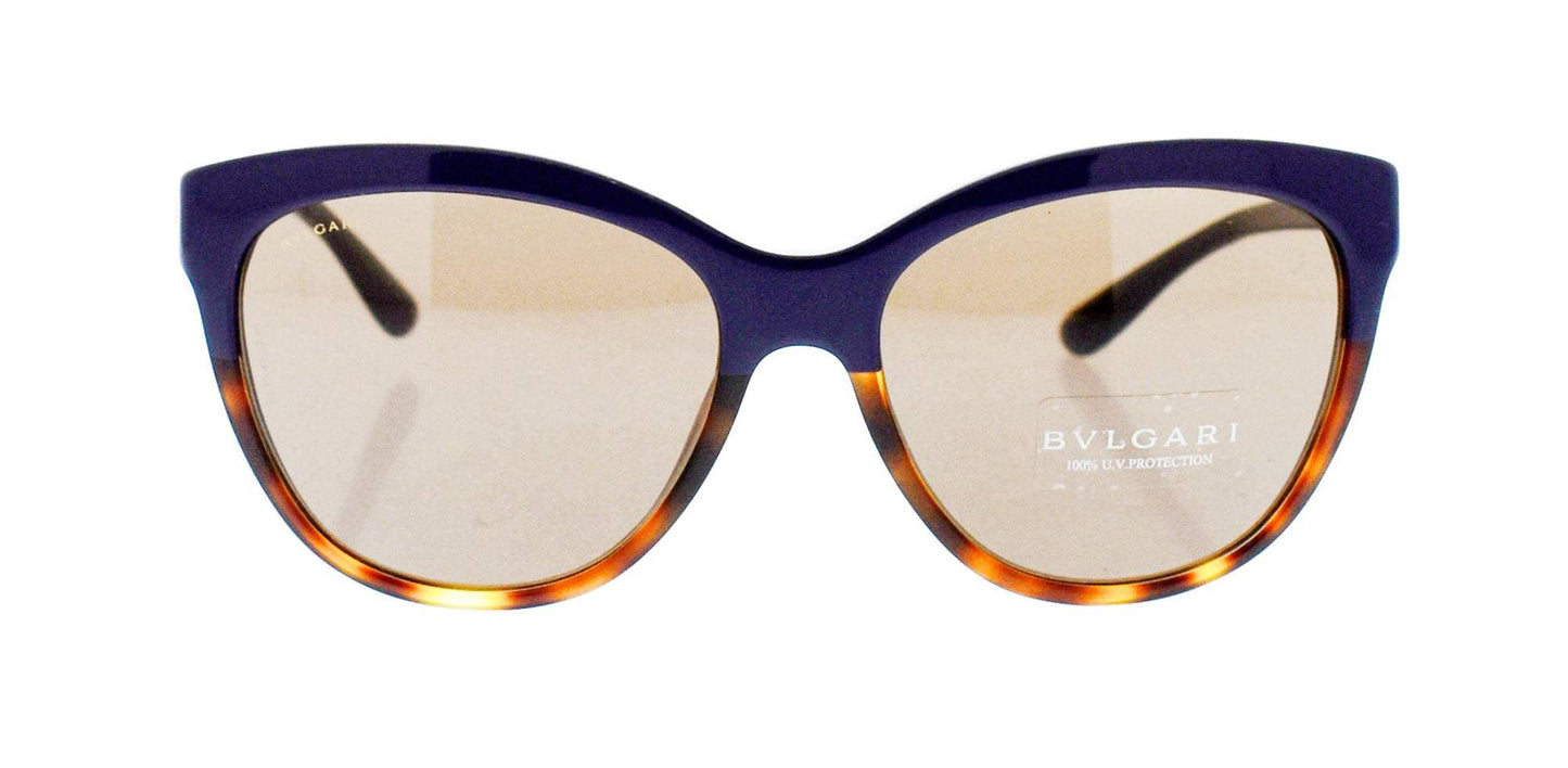 Bvlgari BV8158 5371-73 - Purple Havana-Brown by Bvlgari for Women - 57-17-140 mm Sunglasses