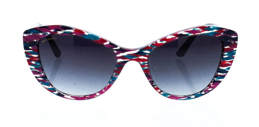 Bvlgari BV8168B 5378-8G - Mosaic Diva Blue Fantasy-Grey Gradient by Bvlgari for Women - 53-19-140 mm Sunglasses