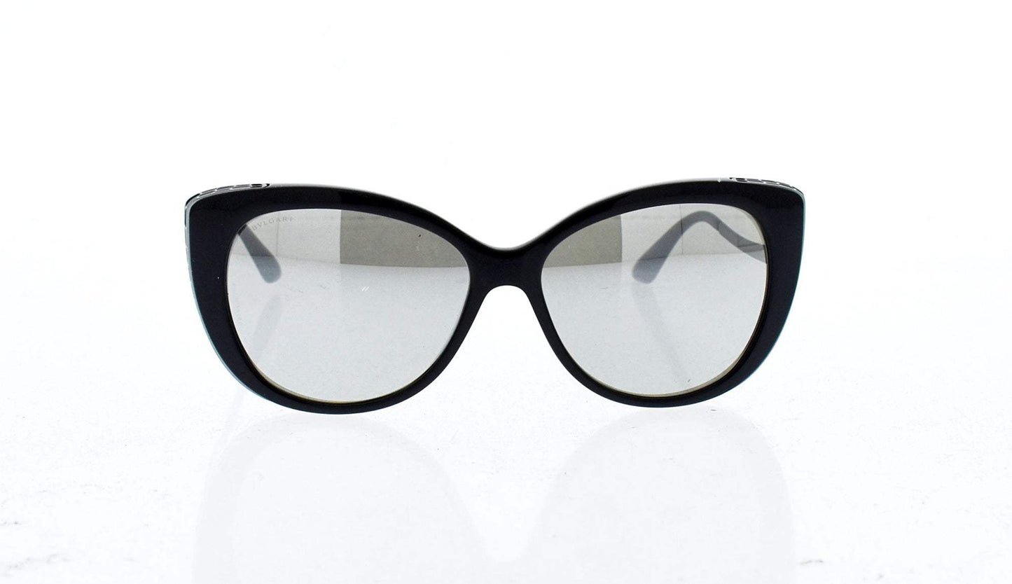 Bvlgari BV8178 901-6G - Black-Light Grey Silver by Bvlgari for Women - 57-15-135 mm Sunglasses