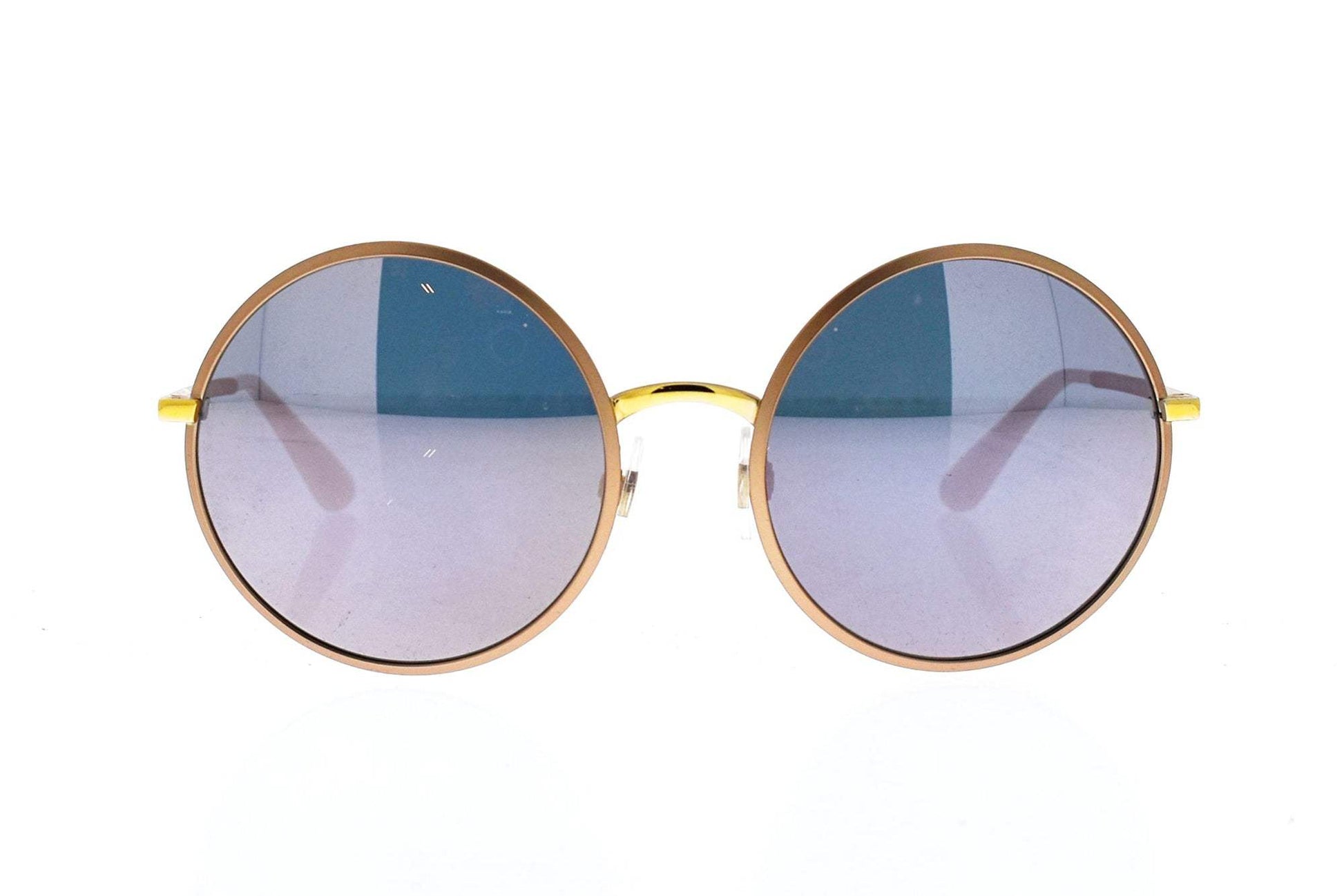 Dolce and Gabbana DG 2155 1294-5R - Matte Pink Gold-Dark Grey Pink by Dolce and Gabbana for Women - 56-20-140 mm Sunglasses