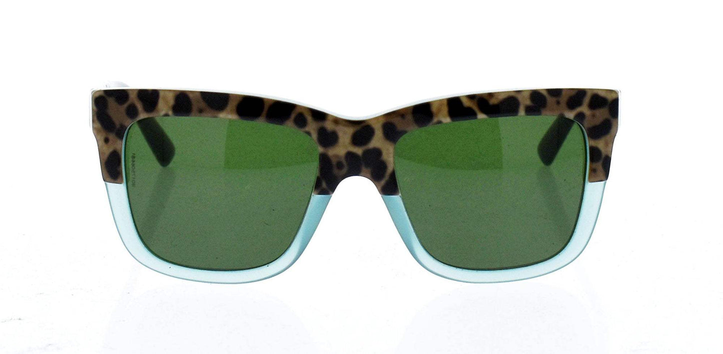Dolce and Gabbana DG 4262 2971-71 - Print Leo On Opal Green-Grey Green by Dolce and Gabbana for Women - 54-18-140 mm Sunglasses