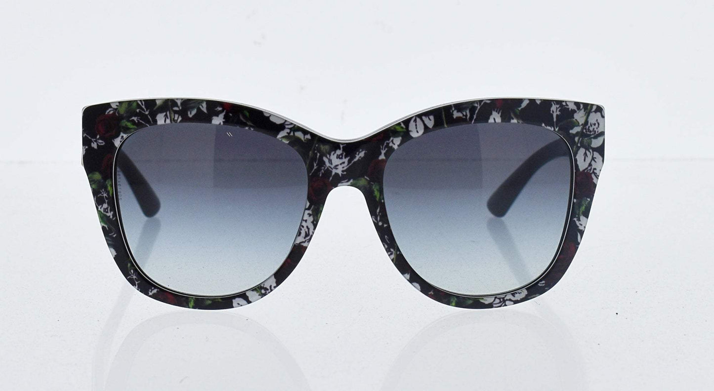 Dolce and Gabbana DG 4270 3019-8G - Top Print Rose-Black-Grey Gradient by Dolce and Gabbana for Women - 55-19-140 mm Sunglasses