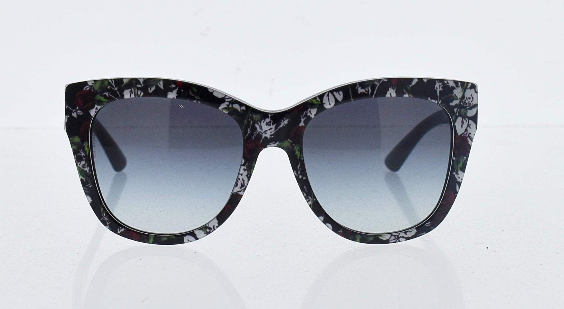 Dolce and Gabbana DG 4270 3019-8G - Top Print Rose-Black-Grey Gradient by Dolce and Gabbana for Women - 55-19-140 mm Sunglasses