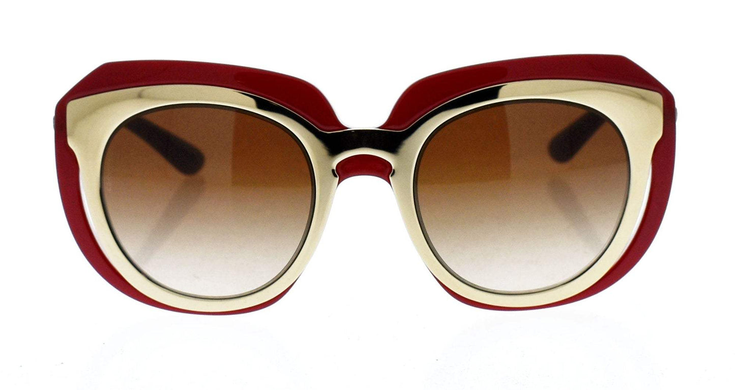 Dolce and Gabbana DG 6104 3044-13 - Pale Gold Pink-Brown Gradient by Dolce and Gabbana for Women - 51-22-140 mm Sunglasses