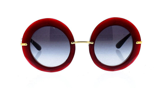 Dolce and Gabbana DG 6105 1551-11 -Transparent Red-Grey Gradient by Dolce and Gabbana for Women - 50-27-135 mm Sunglasses