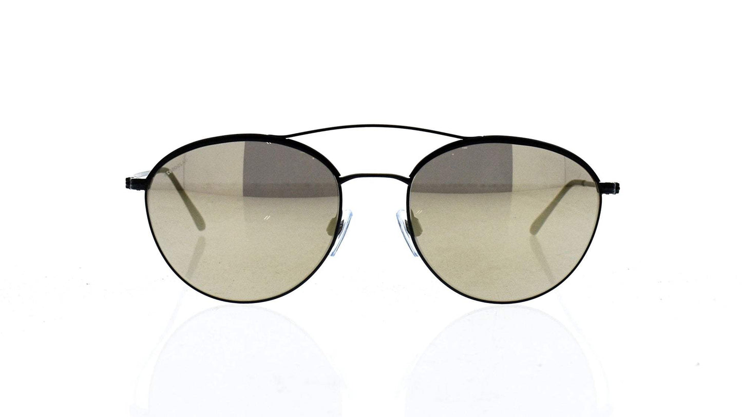 Giorgio Armani AR 6032J 3001-5A Frames of Life-Matte Black-Light Brown Dark Gold by Giorgio Armani for Women - 55-18-140 mm Sunglasses