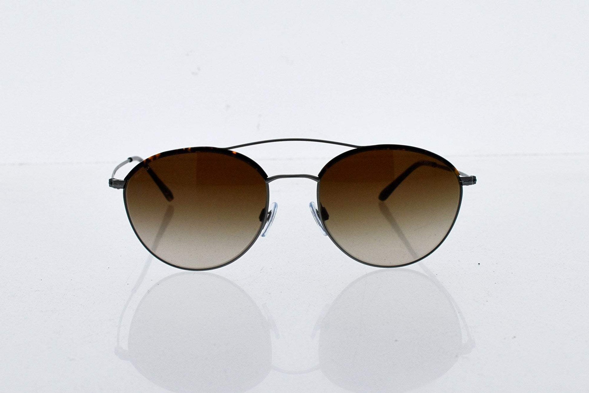 Giorgio Armani AR 6032J 3003-13 Frames of Life - Matte Gunmetal-Brown Gradient by Giorgio Armani for Women - 55-18-140 mm Sunglasses