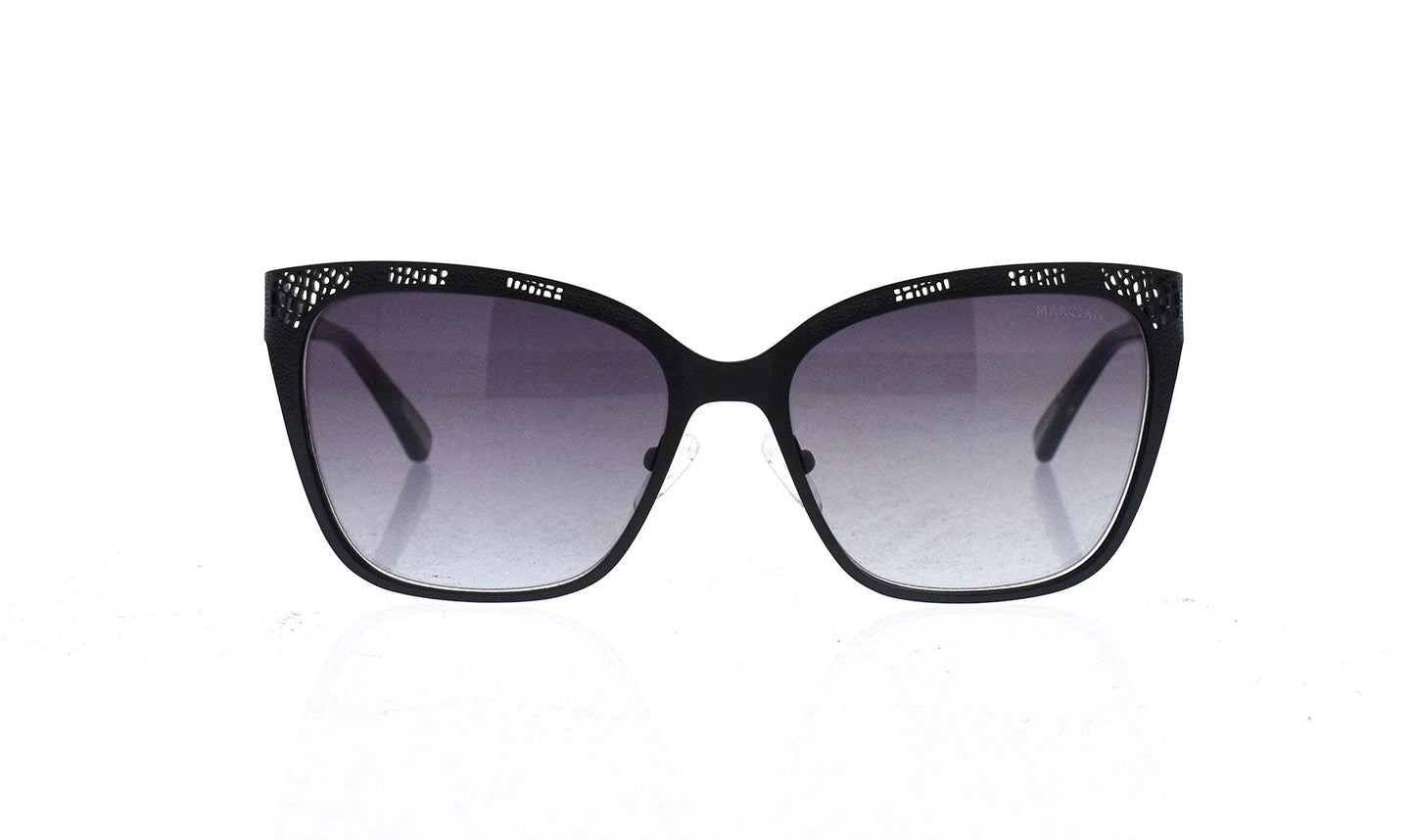 Guess Gm 742 02B Marciano - Matte Black-Gradient Smoke by Guess for Women - 57-17-135 mm Sunglasses