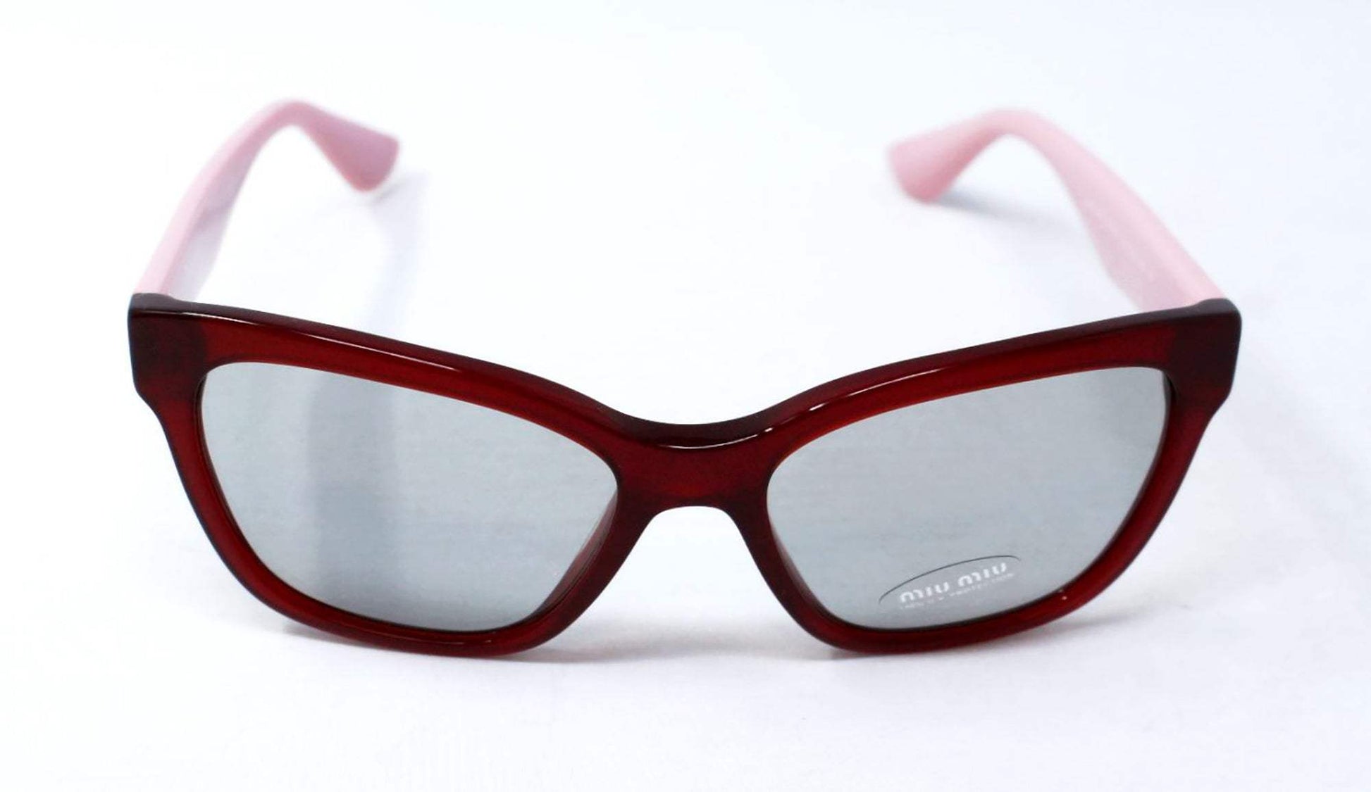 Miu Miu MU 06R TKW-5J0 - Opal Bordeaux-Grey by Miu Miu for Women - 57-18-140 mm Sunglasses