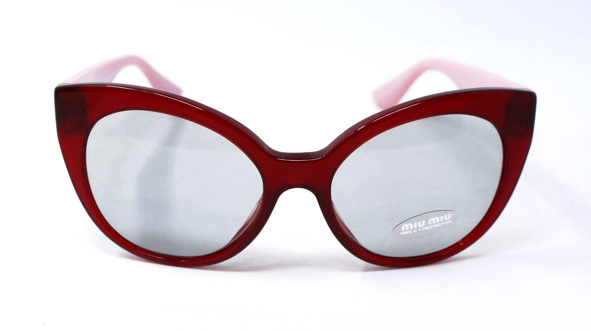 Miu Miu MU 07R TKW-5J0 - Opal Bordeaux-Grey by Miu Miu for Women - 55-18-140 mm Sunglasses