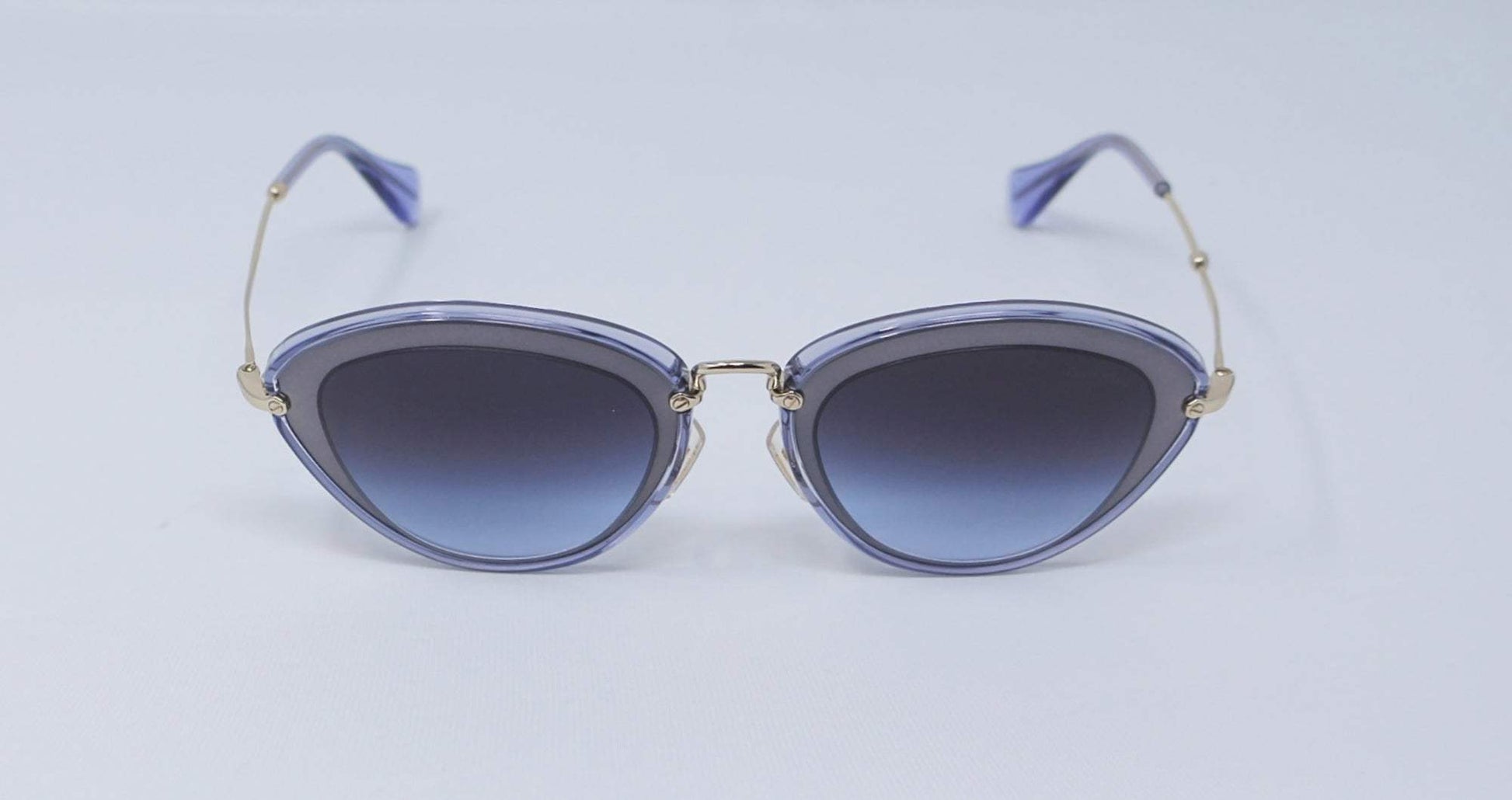 Miu Miu MU 51R UFE-2F0 - Blue-Light Violet by Miu Miu for Women - 52-26-140 mm Sunglasses