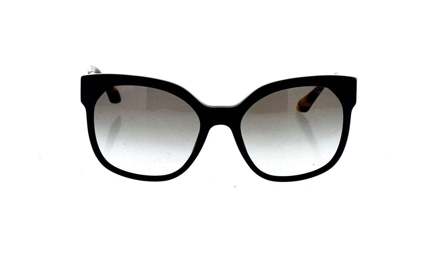 Prada SPR 10R 1AB-0A7 - Black Havana-Grey Shaded by Prada for Women - 57-19-140 mm Sunglasses