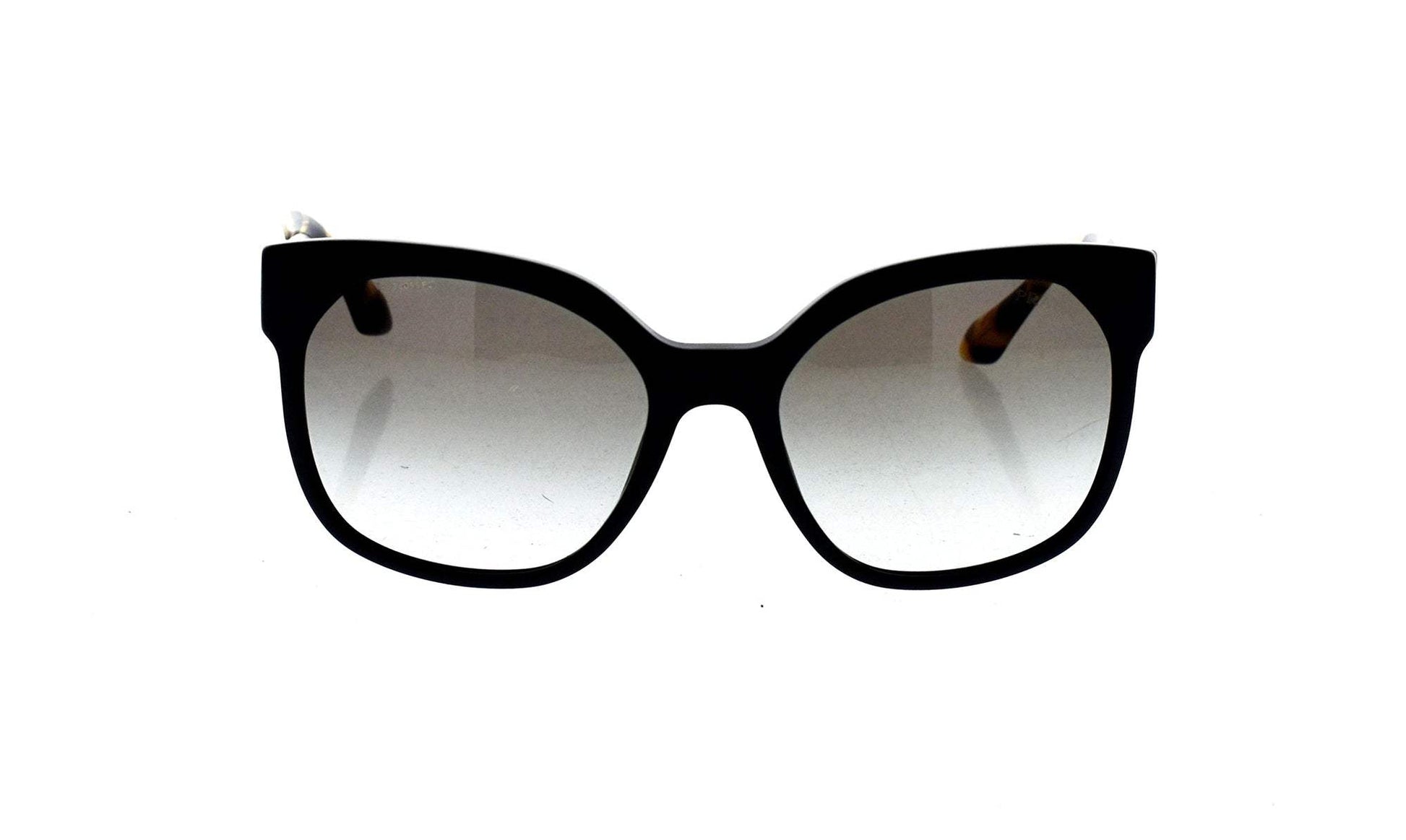 Prada SPR 10R 1AB-0A7 - Black Havana-Grey Shaded by Prada for Women - 57-19-140 mm Sunglasses