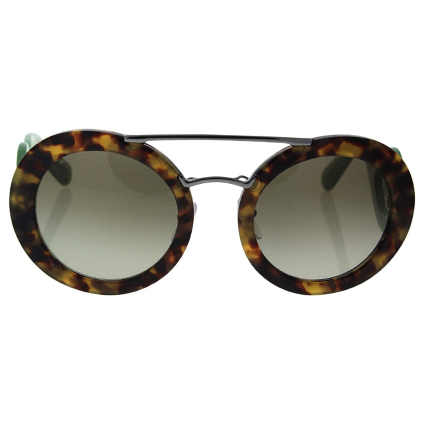 Prada SPR 13S UEZ-4K1 - Spotted Brown Green-Grey Green by Prada for Women - 54-25-135 mm Sunglasses