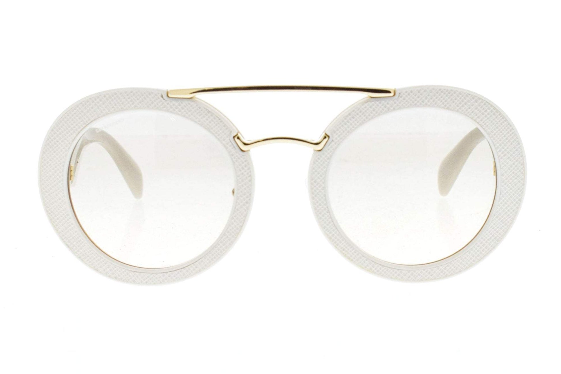 Prada SPR 15S UP-3H2 - Ivory-Light Brown Gradient Light Green by Prada for Women - 53-25-140 mm Sunglasses