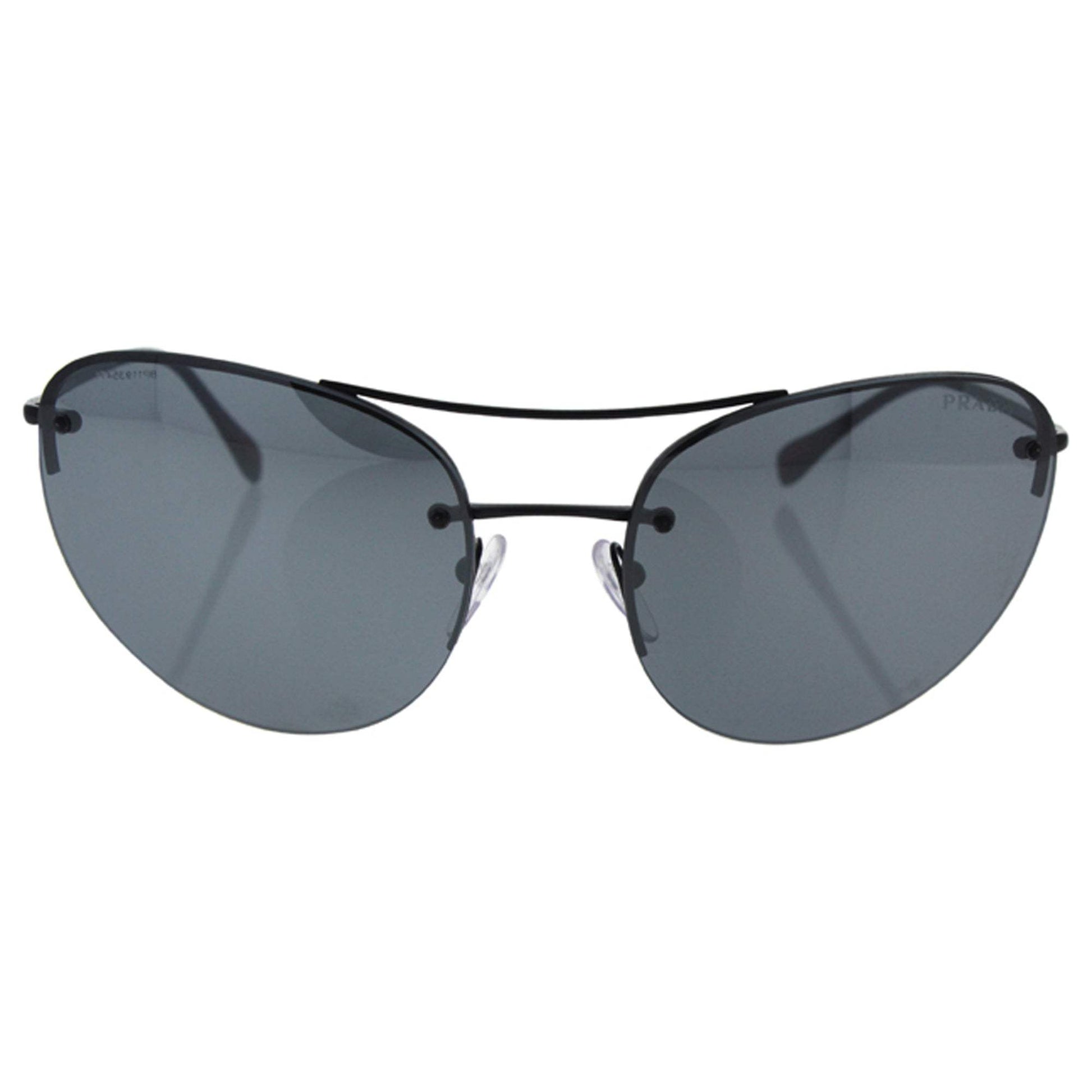 Prada SPS 51R 7AX-5L0 - Black-Light Grey Black by Prada for Women - 59-18-135 mm Sunglasses