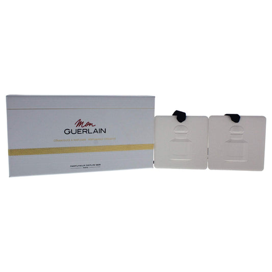 Mon Guerlain Perfumable Ceramics by Guerlain for Unisex - 2 Pc Perfumable Ceramics (Tester)