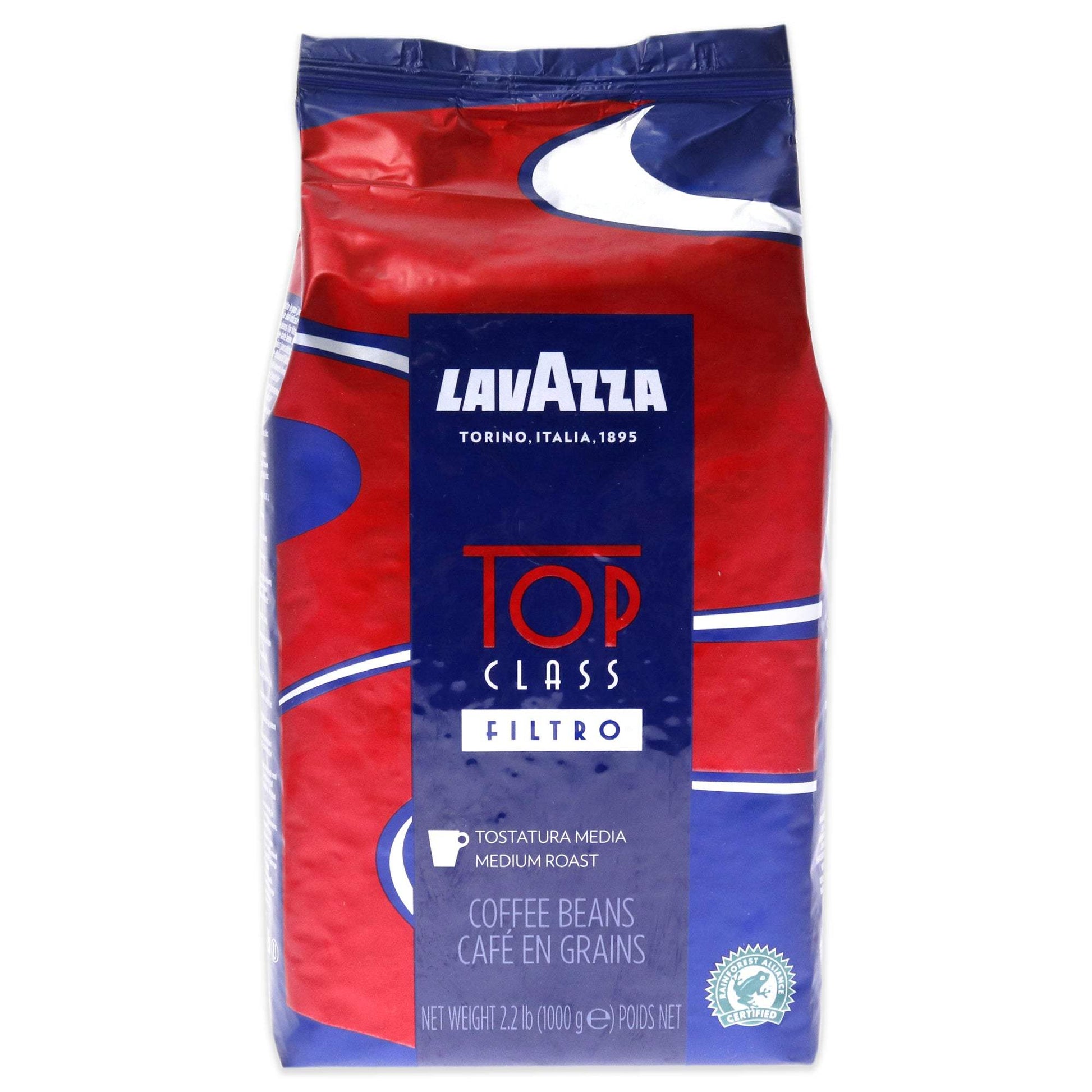 Top Class Filtro Medium Roast Coffee Beans by Lavazza - 35.2 oz Coffee