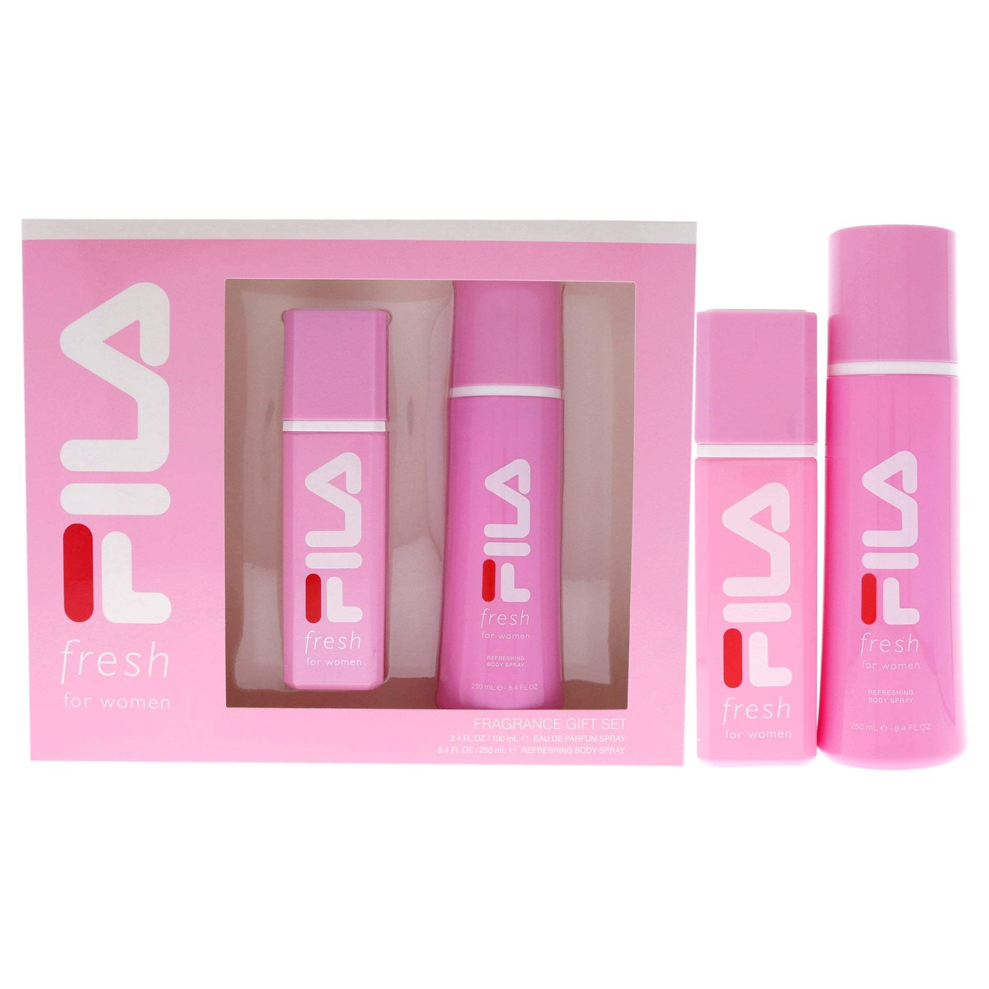Fila Fresh by Fila for Women - 2 Pc Gift Set 3.4oz EDP Spray, 8.4oz Body Spray