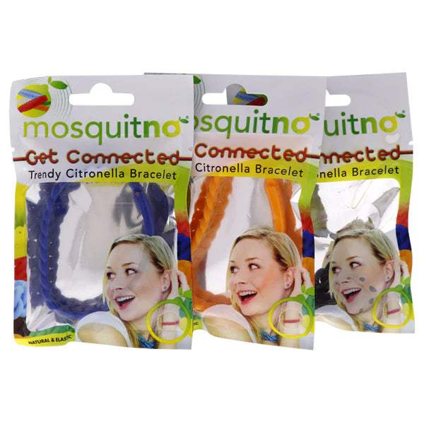 Get Connected Citronella Bracelet - Blue by Mosquitno for Unisex - 1 Pc Bracelet