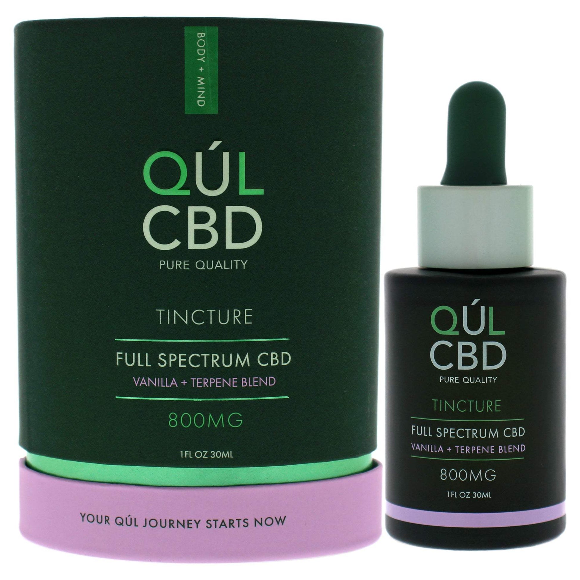 Tincture Full Spectrum 800mg CBD - Vanilla by Kul CBD for Unisex - 1 oz Tincture