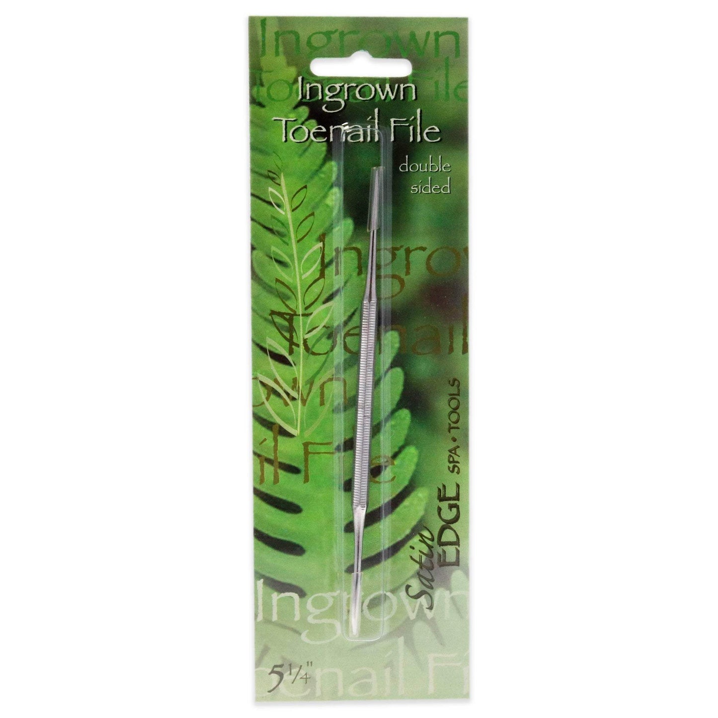 Double-Sided Ingrown Toenail File - SE-2017 by Satin Edge for Unisex - 5.25 Inch Nail File