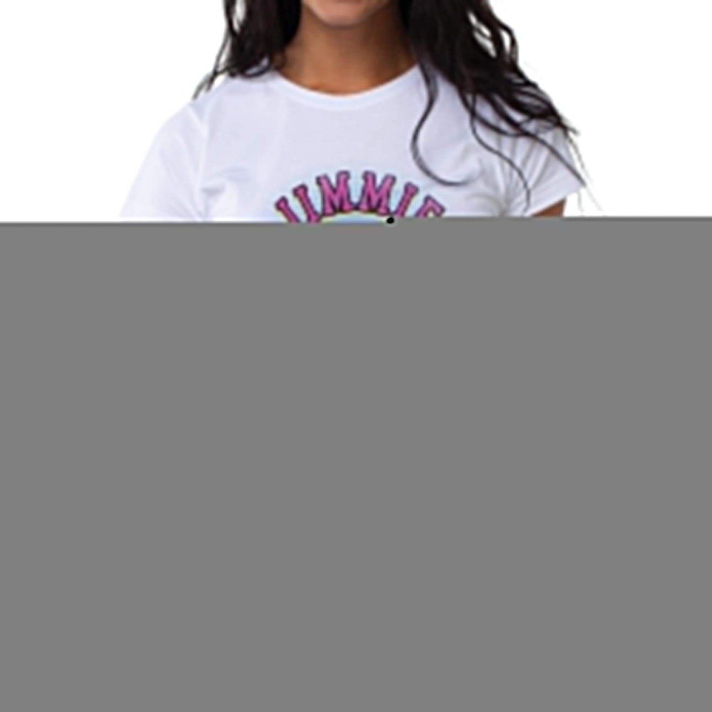 NASCAR Womens Crew Tee - Jimmie Johnson - 8 White by DelSol for Women - 1 Pc T-Shirt (L)