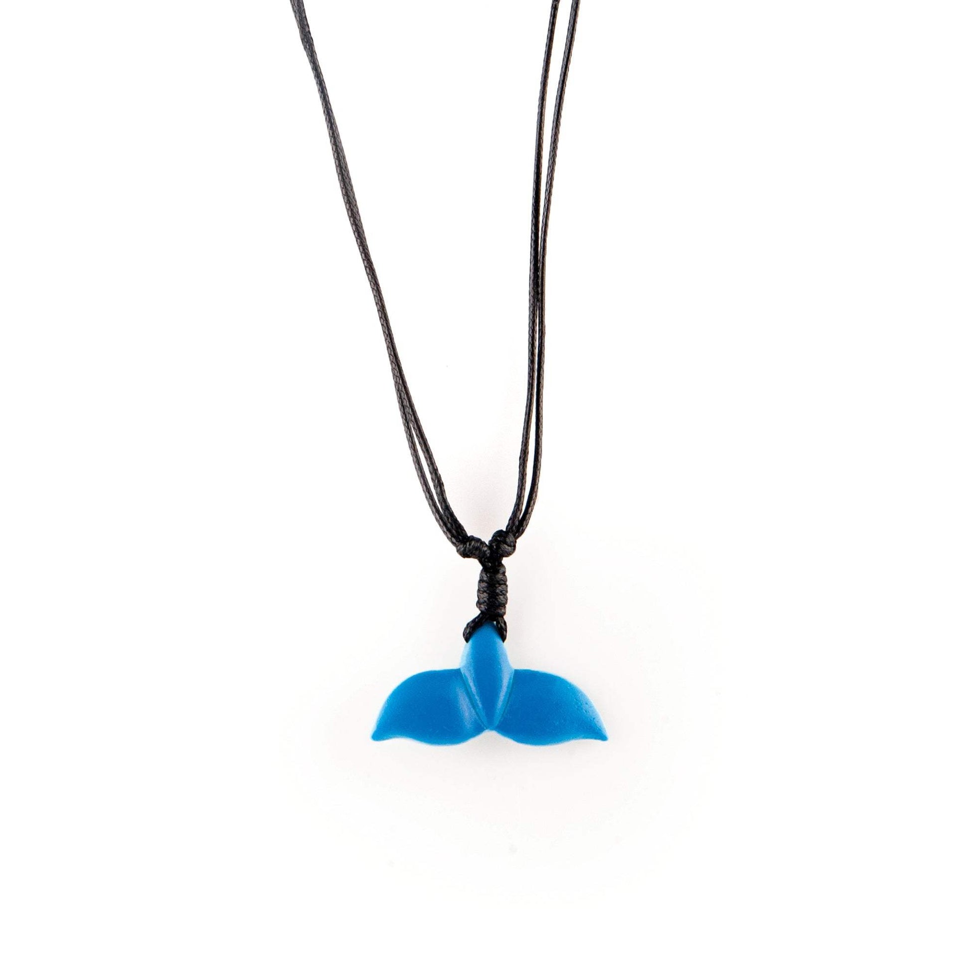 Color-Changing Necklace - Whale Tail - White to Blue by DeSol for Women - 1 Pc Necklace