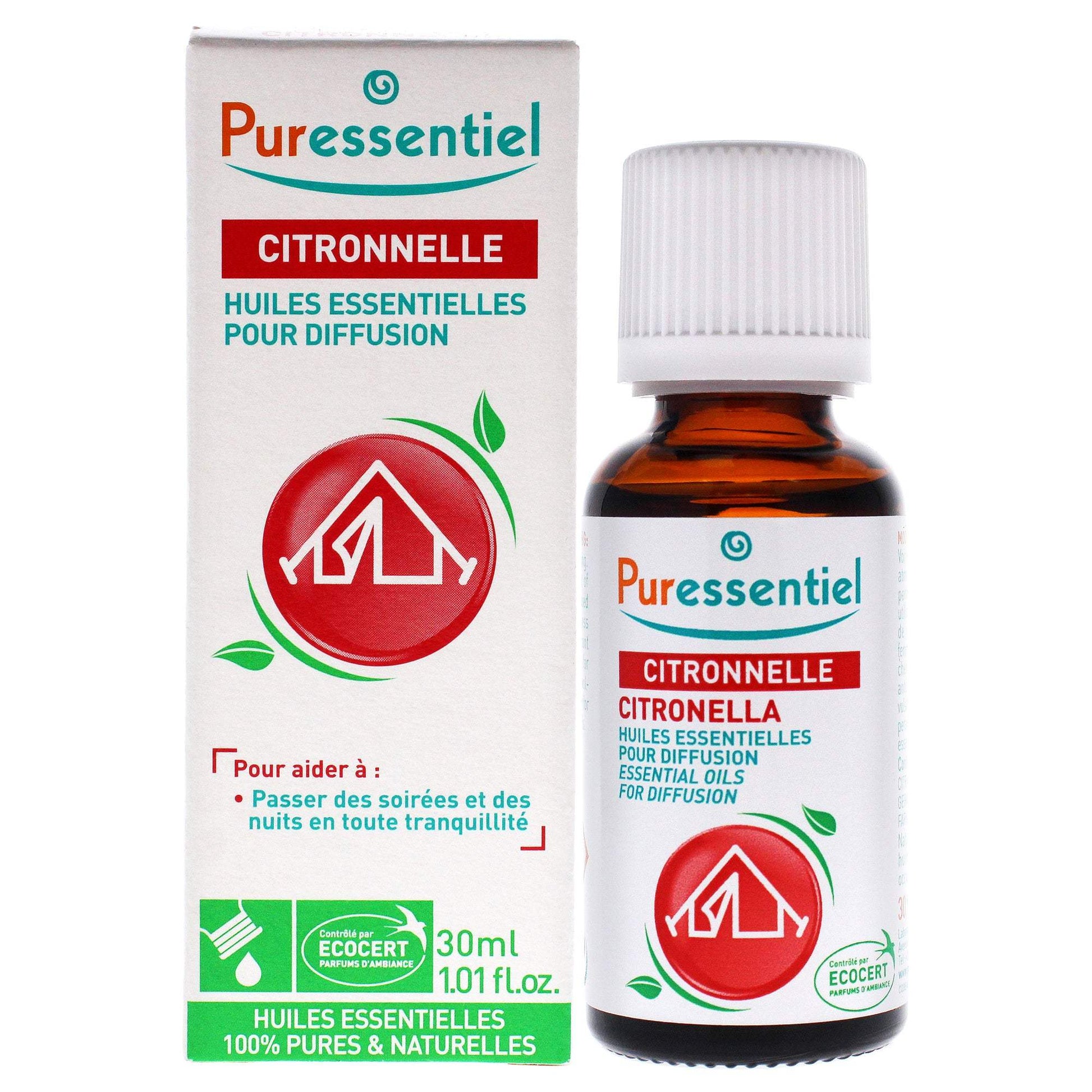 Diffusion Essential Oil - Citronella by Puressentiel for Unisex - 1.01 oz Oil