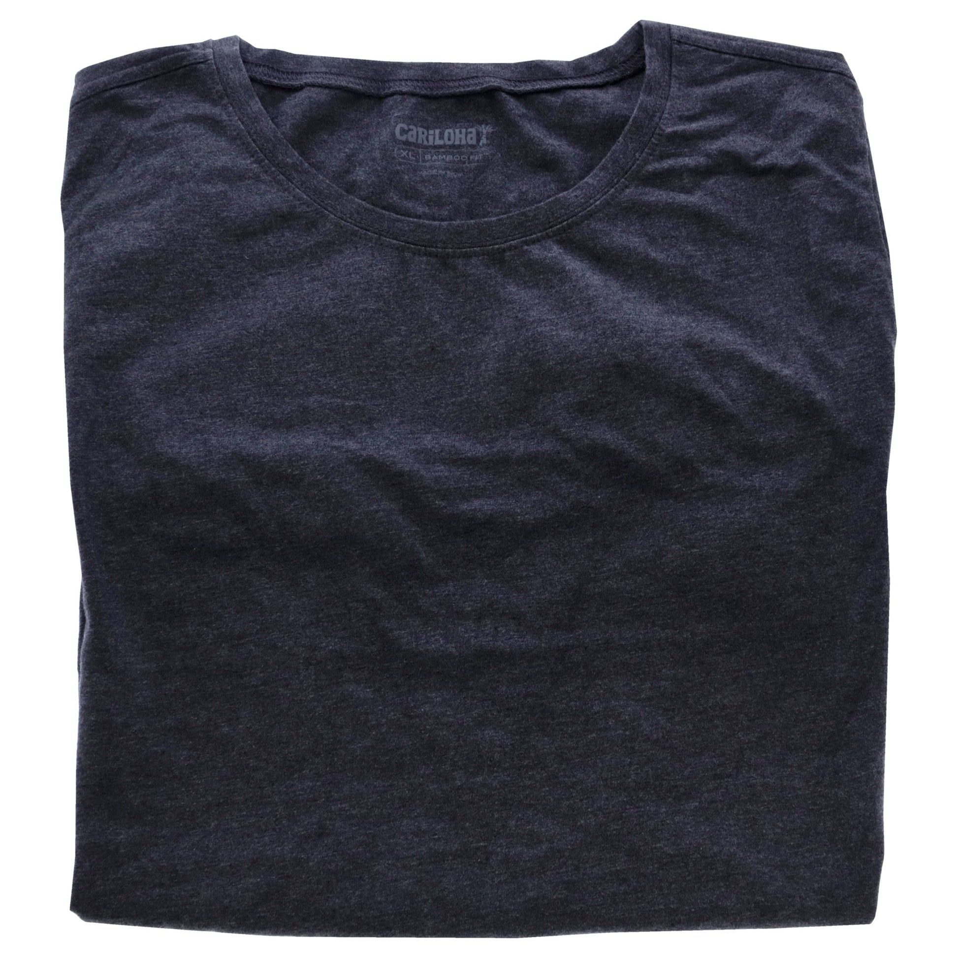 Bamboo Athletic Crew T-Shirt - Carbon Heather by Cariloha for Women - 1 Pc T-Shirt (XL)