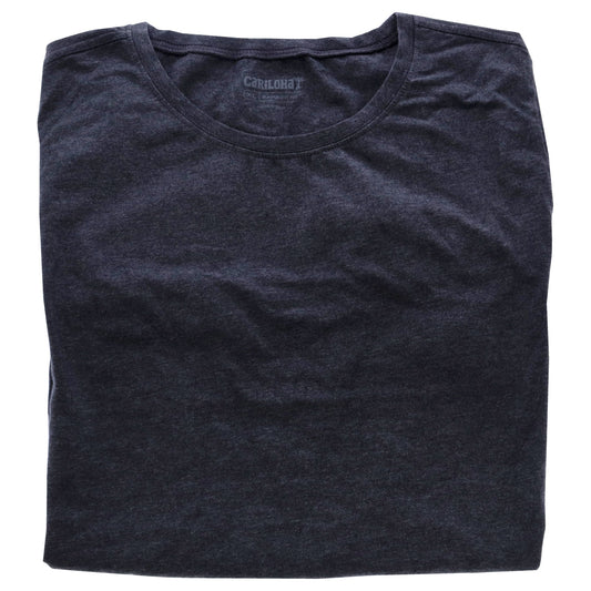 Bamboo Athletic Crew T-Shirt - Carbon Heather by Cariloha for Women - 1 Pc T-Shirt (XL)