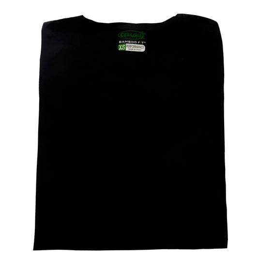 Bamboo Athletic Long-Sleeve T-Shirt - Black by Cariloha for Women - 1 Pc T-Shirt (XS)