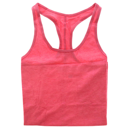 Bamboo Racerback Tank - Hibiscus Coral Heather by Cariloha for Women - 1 Pc Tank Top (S)