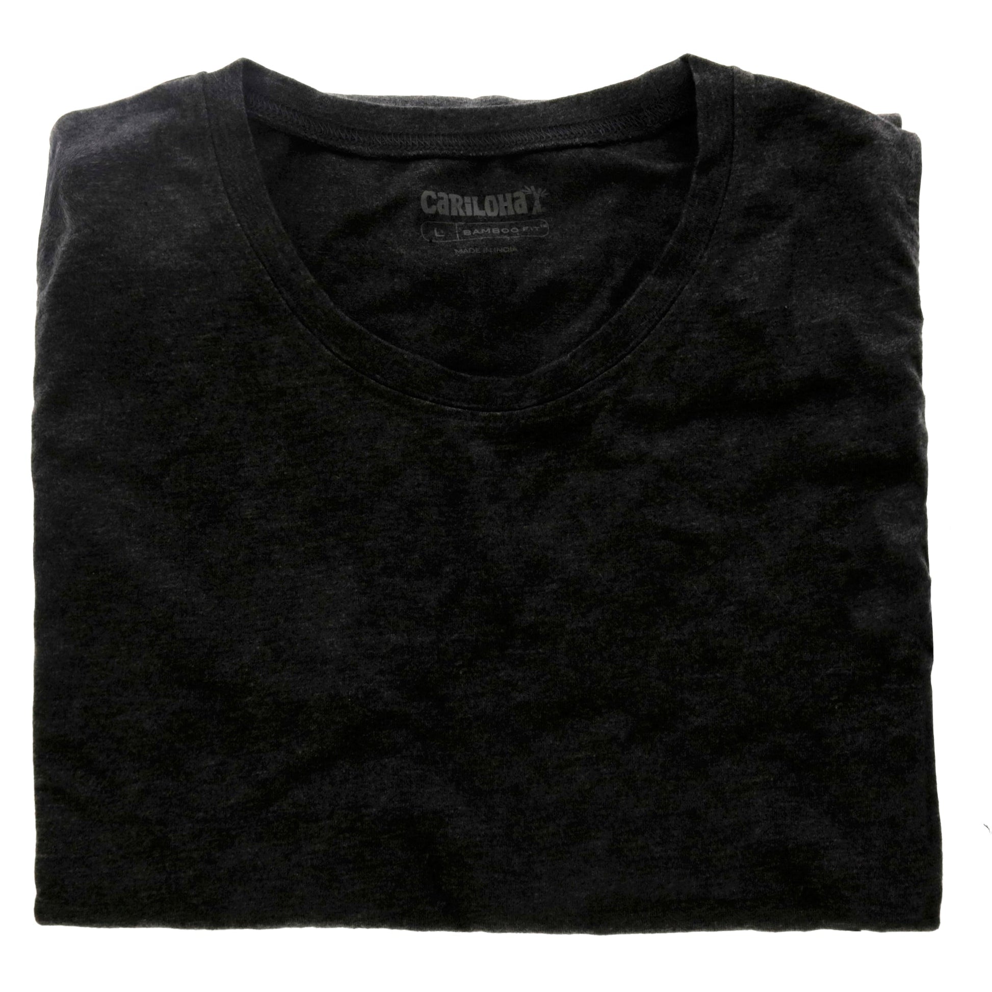 Bamboo Sleeveless T-Shirt - Carbon heather by Cariloha for Women - 1 Pc T-Shirt (L)