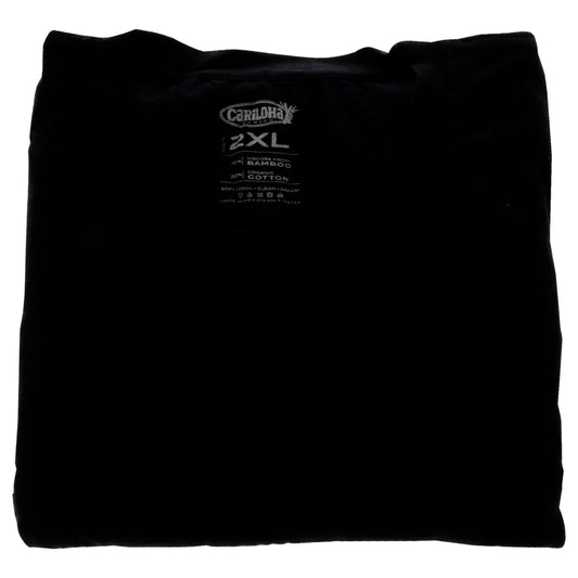 Bamboo Crew Tee - Black by Cariloha for Men - 1 Pc T-Shirt (2XL)