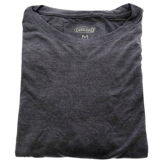 Bamboo Crew Tee - Navy Heather by Cariloha for Women - 1 Pc T-Shirt (M)