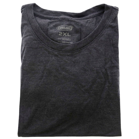 Bamboo Crew Tee - Navy Heather by Cariloha for Women - 1 Pc T-Shirt (2XL)