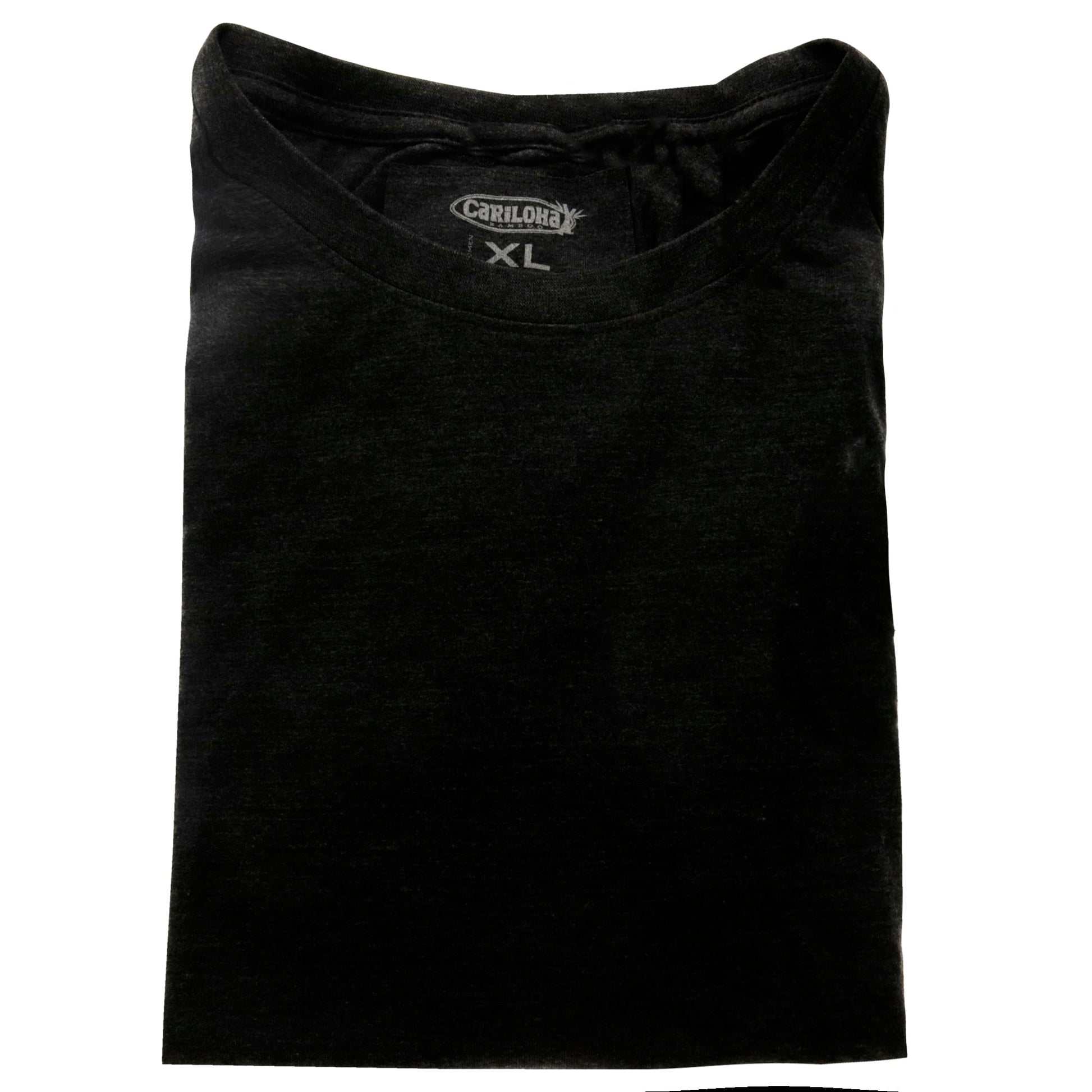 Bamboo Crew Tee - Charcoal Heather by Cariloha for Women - 1 Pc T-Shirt (XL)