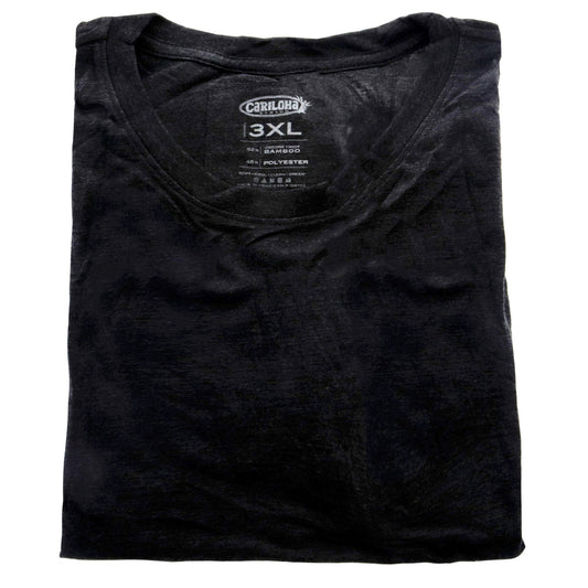 Bamboo Crew Tee - Charcoal Heather by Cariloha for Women - 1 Pc T-Shirt (3XL)