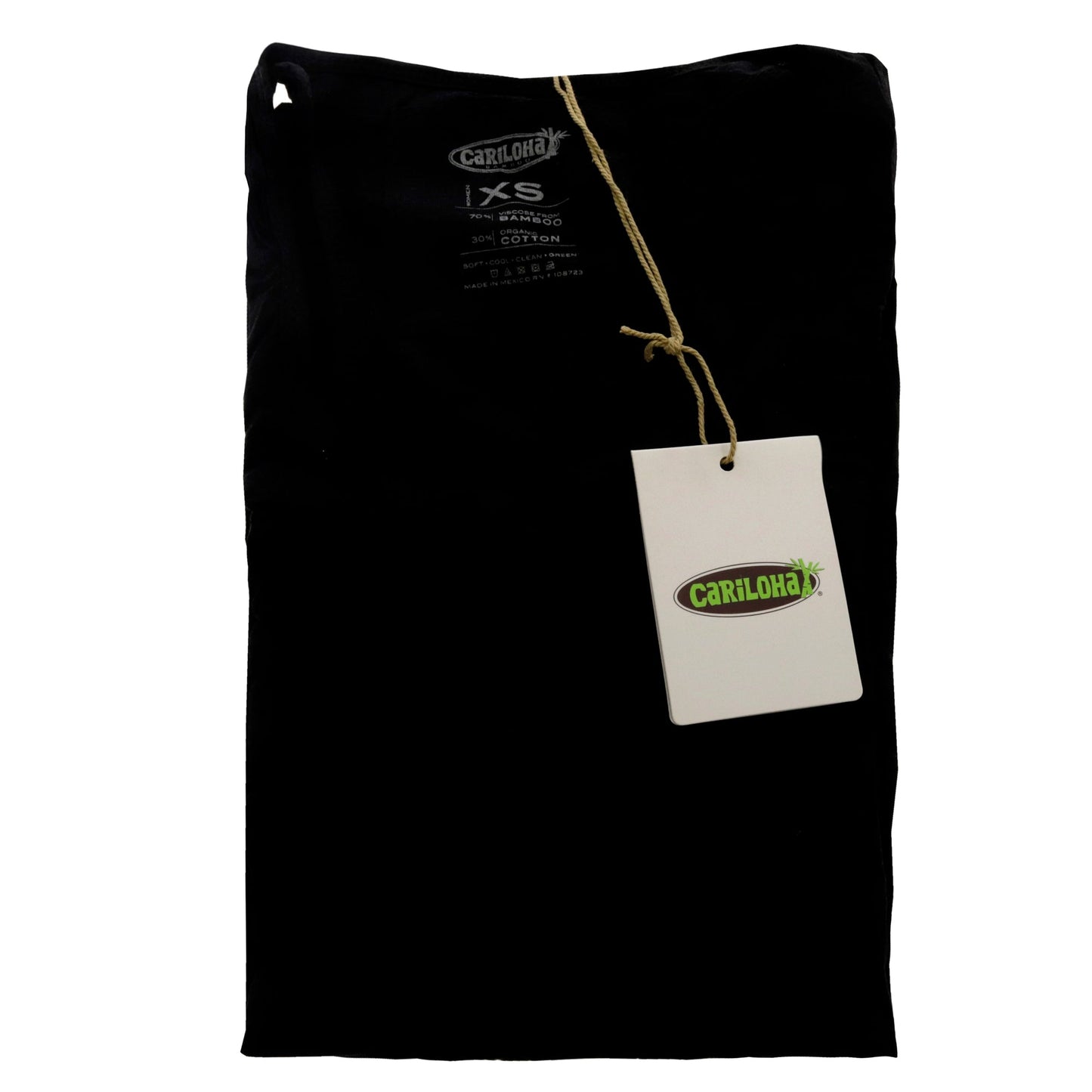 Bamboo Racer Tank - Black by Cariloha for Women - 1 Pc Tank Top (XS)