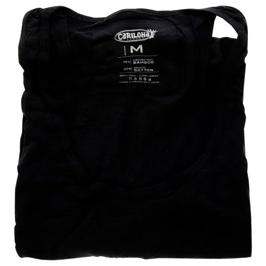 Bamboo Racer Tank - Black by Cariloha for Women - 1 Pc Tank Top (M)