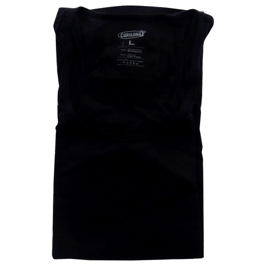 Bamboo Racer Tank - Black by Cariloha for Women - 1 Pc Tank Top (L)