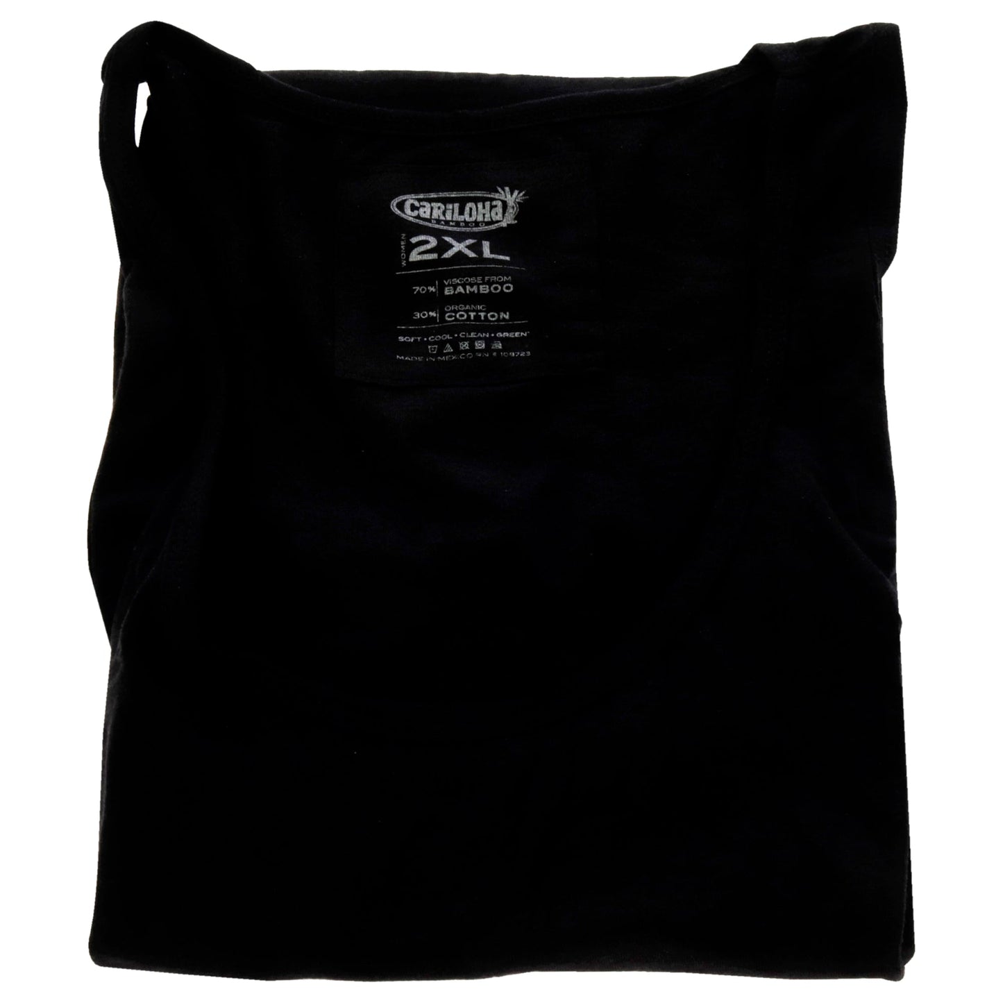 Bamboo Racer Tank - Black by Cariloha for Women - 1 Pc Tank Top (2XL)