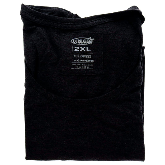 Bamboo Scoop Tee - Charcoal by Cariloha for Women - 1 Pc T-Shirt (2XL)