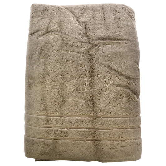 Bamboo Bath Sheet - Stone by Cariloha for Unisex - 1 Pc Towel