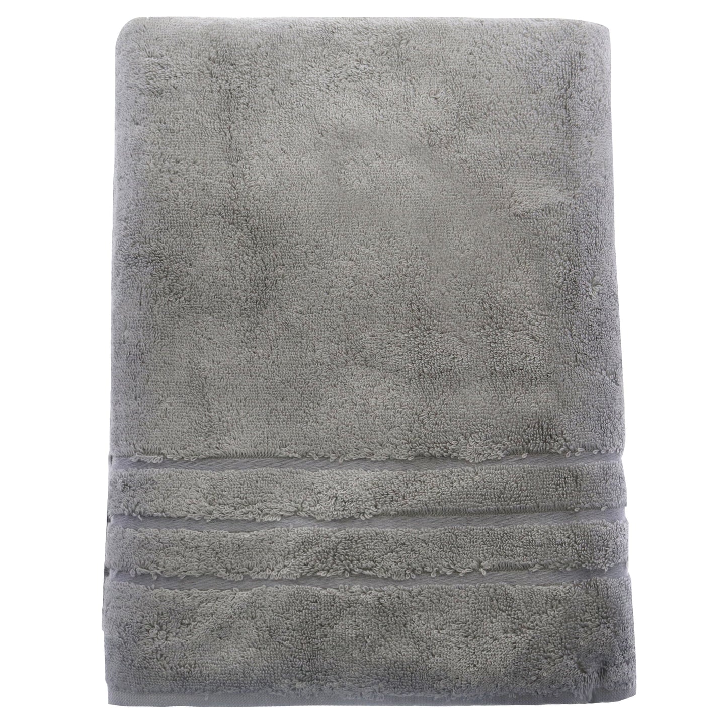 Bamboo Bath Towel - Harbor Gray by Cariloha for Unisex - 1 Pc Towel