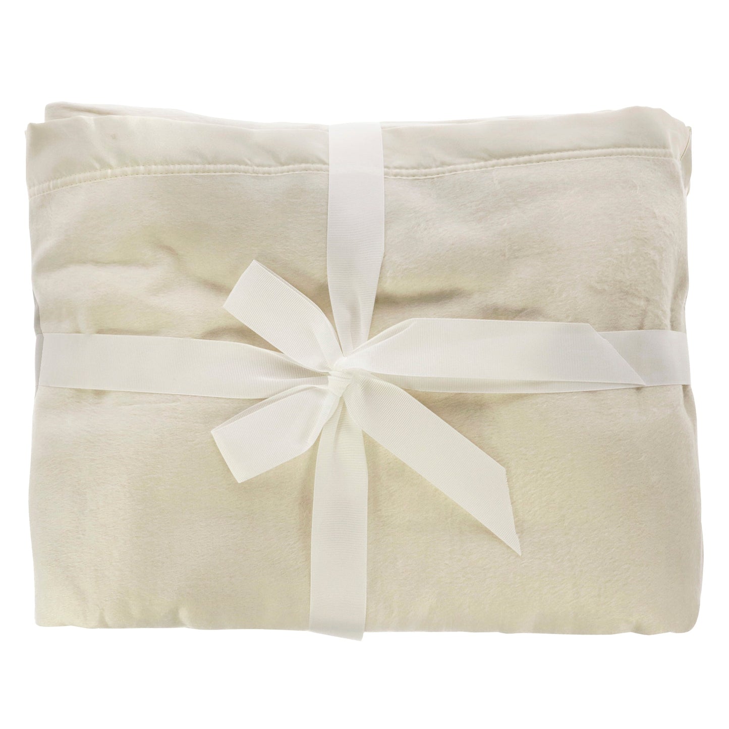 Bamboo Brushed Fleece Blanket - Coconut Milk-Queen by Cariloha for Unisex - 1 Pc Blanket